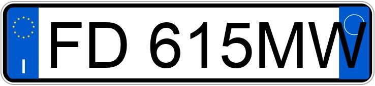 Numer rejestracyjny FD615MW posiada FIAT Ducato