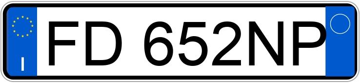 Numer rejestracyjny FD652NP posiada PEUGEOT 308