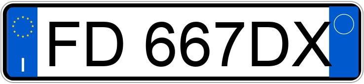 Numer rejestracyjny FD667DX posiada AUDI A4 5a serie