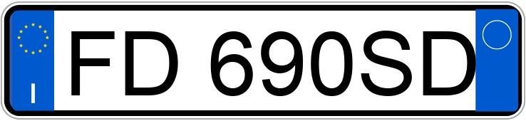 Numer rejestracyjny FD690SD posiada DACIA DUSTER