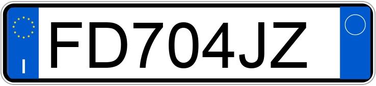 Numer rejestracyjny FD704JZ posiada JAGUAR XE