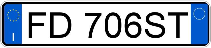 Numer rejestracyjny FD706ST posiada FIAT PANDA