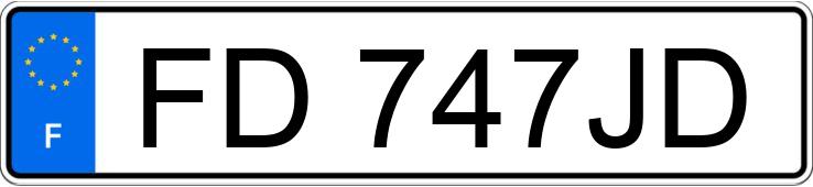 Numer rejestracyjny FD747JD posiada PEUGEOT EXPERT