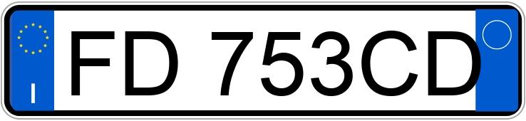 Numer rejestracyjny FD753CD posiada CITROEN C3 2a serie