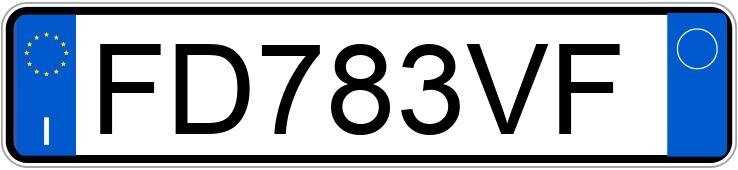 Numer rejestracyjny FD783VF posiada SUZUKI Vitara