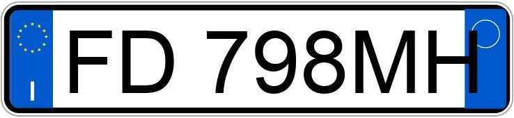 Numer rejestracyjny FD798MH posiada FORD Fiesta 6a serie