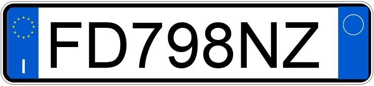 Numer rejestracyjny FD798NZ posiada AUDI Q3