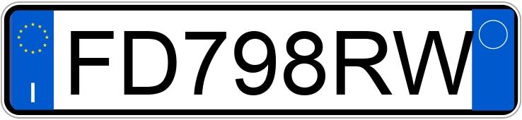 Numer rejestracyjny FD798RW posiada VOLKSWAGEN Golf 7a serie