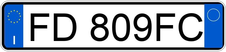 Numer rejestracyjny FD809FC posiada JEEP Renegade