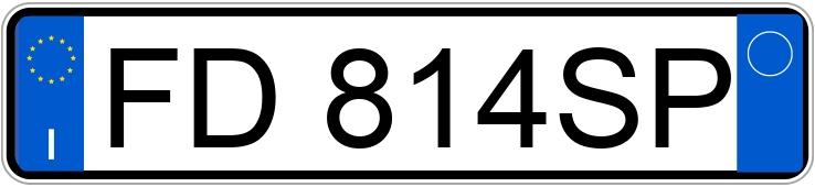 Numer rejestracyjny FD814SP posiada VOLKSWAGEN Polo 5a serie