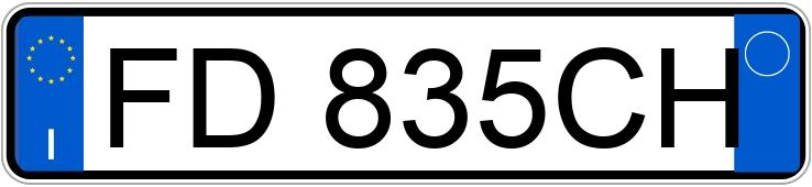 Numer rejestracyjny FD835CH posiada DACIA Sandero 2a serie