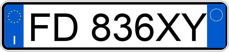 Numer rejestracyjny FD836XY posiada BMW Serie 3 Numer rejestracyjny FD836XY posiada BMW Serie 3