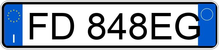 Numer rejestracyjny FD848EG posiada MASERATI Ghibli