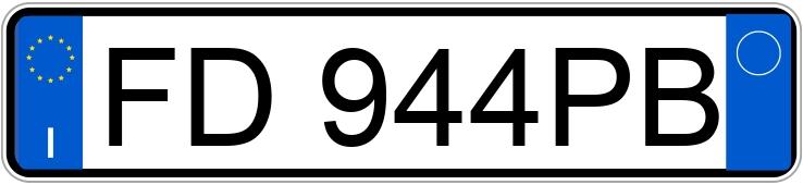 Numer rejestracyjny FD944PB posiada JEEP Renegade