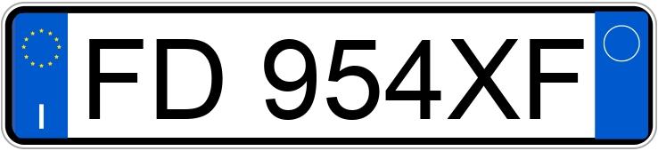 Numer rejestracyjny FD954XF posiada HYUNDAI ix20