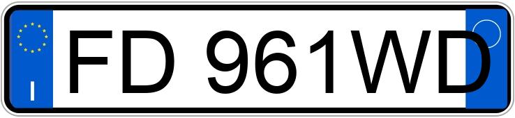 Numer rejestracyjny FD961WD posiada OPEL Astra 4a serie