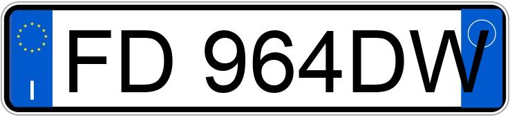 Numer rejestracyjny FD964DW posiada VOLKSWAGEN Golf Sportsvan Numer rejestracyjny FD964DW posiada VOLKSWAGEN Golf Sportsvan