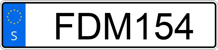 Numer rejestracyjny FDM154 posiada Volvo V70 II