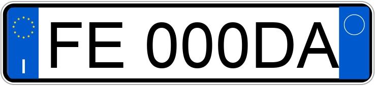 Numer rejestracyjny FE000DA posiada FIAT Punto 4a serie