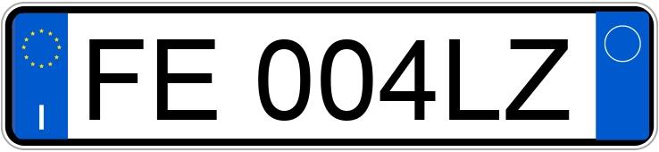 Numer rejestracyjny FE004LZ posiada LANCIA Ypsilon 3a serie