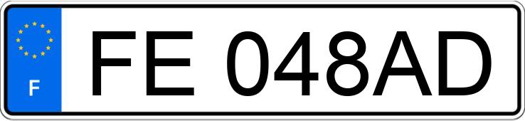 Il numero di registrazione FE048AD ha DS DS7 CROSSBACK Il numero di registrazione FE048AD ha DS DS7 CROSSBACK