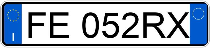 Numer rejestracyjny FE052RX posiada ALFA ROMEO Giulietta