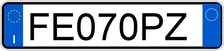 Numer rejestracyjny FE070PZ posiada BMW X1