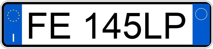 Numer rejestracyjny FE145LP posiada KIA Picanto 3a serie