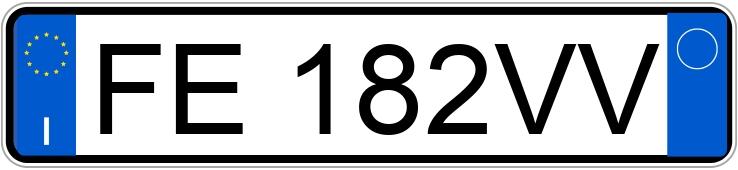 Numer rejestracyjny FE182VV posiada FIAT Punto 4a serie