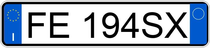 Numer rejestracyjny FE194SX posiada BMW Serie 3