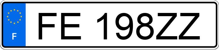 Numer rejestracyjny FE198ZZ posiada TOYOTA C-HR