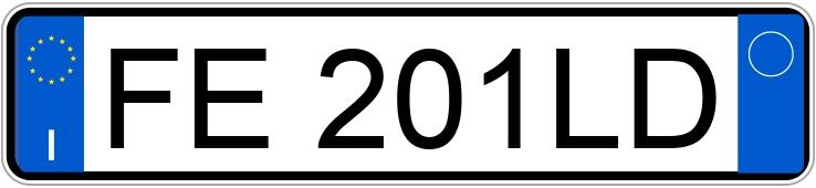 Numer rejestracyjny FE201LD posiada NISSAN NV200