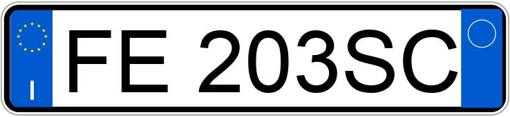 Numer rejestracyjny FE203SC posiada OPEL Mokka 1a serie