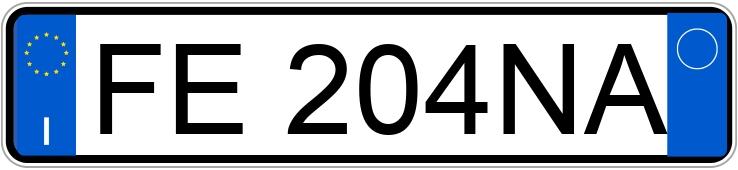 Numer rejestracyjny FE204NA posiada ALFA ROMEO MiTo Numer rejestracyjny FE204NA posiada ALFA ROMEO MiTo