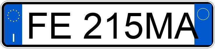 Numer rejestracyjny FE215MA posiada BMW Serie 3