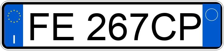 Numer rejestracyjny FE267CP posiada JEEP Renegade