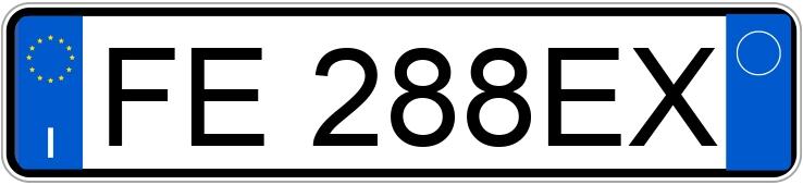 Numer rejestracyjny FE288EX posiada PEUGEOT 208 1o serie