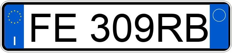 Numer rejestracyjny FE309RB posiada FIAT 500L