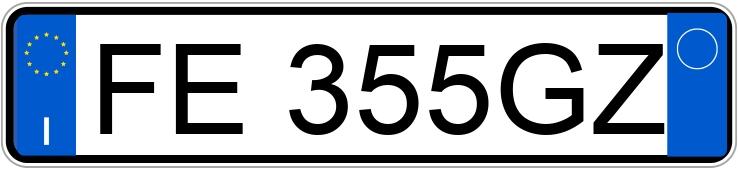 Numer rejestracyjny FE355GZ posiada JEEP Renegade