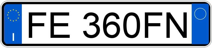 Numer rejestracyjny FE360FN posiada FORD Kuga 2a serie