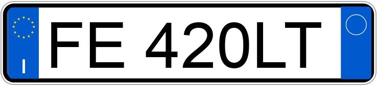 Numer rejestracyjny FE420LT posiada BMW Serie 7 Numer rejestracyjny FE420LT posiada BMW Serie 7