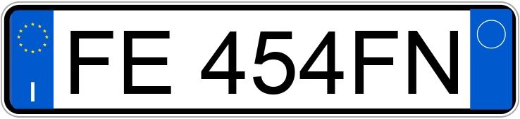 Numer rejestracyjny FE454FN posiada FIAT Panda 3a serie