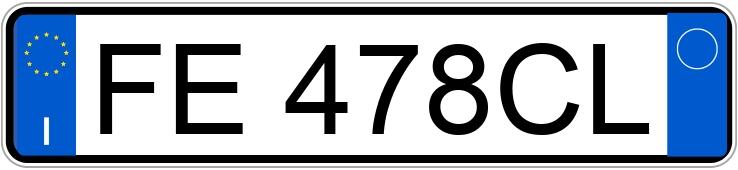 Numer rejestracyjny FE478CL posiada PORSCHE Macan