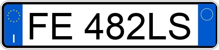 Numer rejestracyjny FE482LS posiada VOLKSWAGEN Golf 6a serie