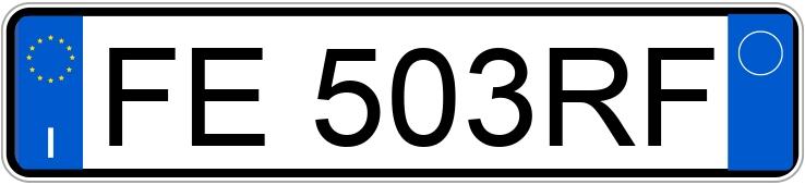 Numer rejestracyjny FE503RF posiada SMART fortwo 3as.