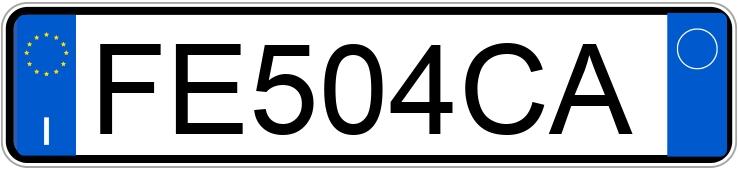 Numer rejestracyjny FE504CA posiada AUDI A3 3a serie
