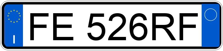 Numer rejestracyjny FE526RF posiada TOYOTA Prius 3a serie