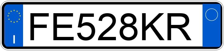 Numer rejestracyjny FE528KR posiada BMW Serie 3