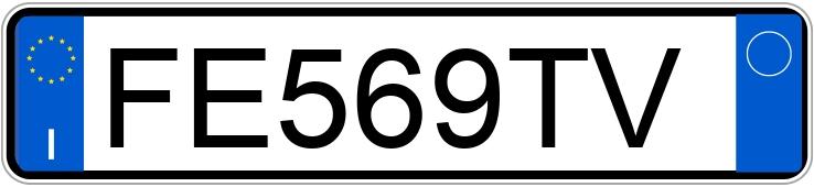 Numer rejestracyjny FE569TV posiada FERRARI 488 GTB