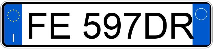 Numer rejestracyjny FE597DR posiada FIAT QUBO